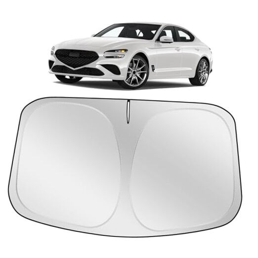  Windshield Sun Shade Sunshade Compatible with Genesis G70 G80 G90 GV60 2026 