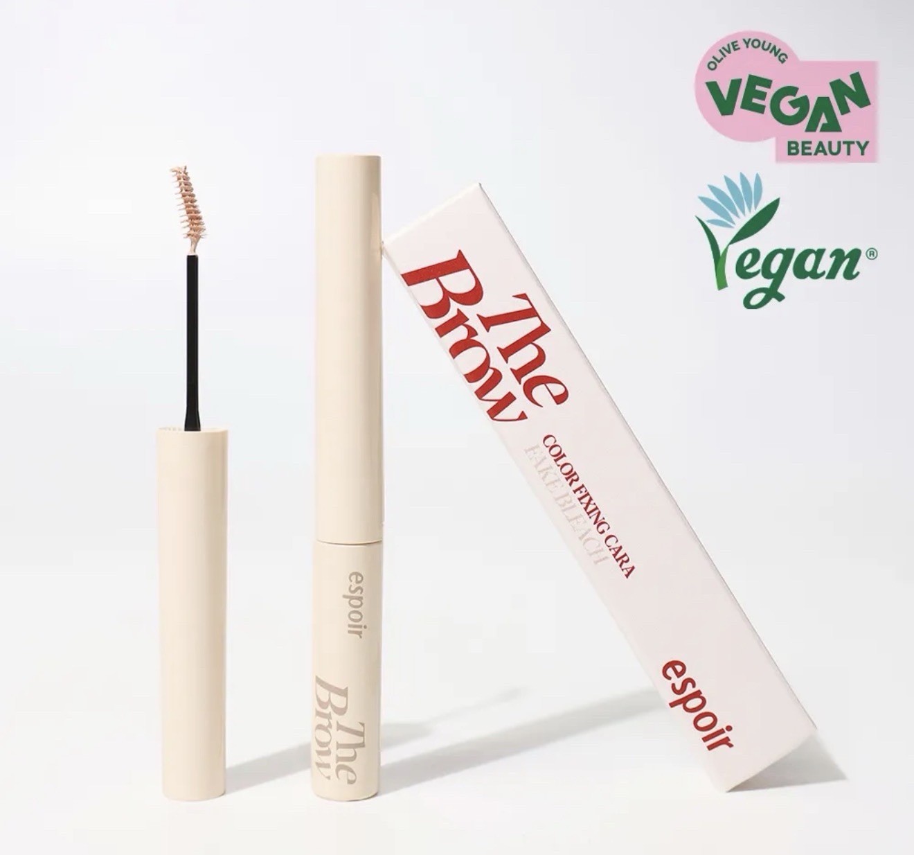 eSpoir The Browny Color Fixing Cara #4 Fake Bleach Eyebrow Mascara NEW K-Beauty