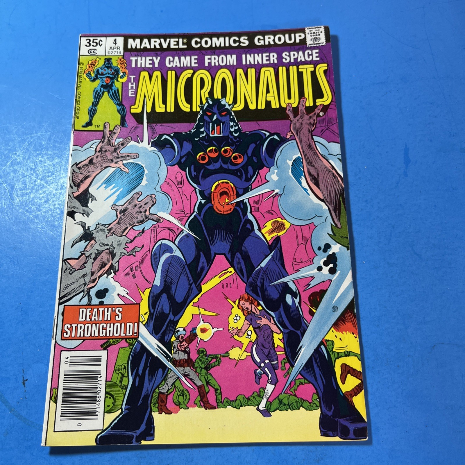 💥THE MICRONAUTS#4💥APR79💥NEWSSTAND!!!💥💥NM 9.2💥1b