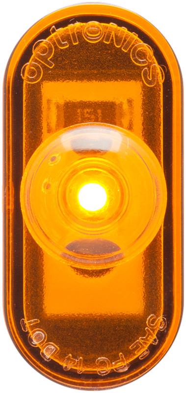 Optronics - MCL290APG - ONE LED MARK MINI AMBER .180MB WIRE PLG - (Pack of 1)