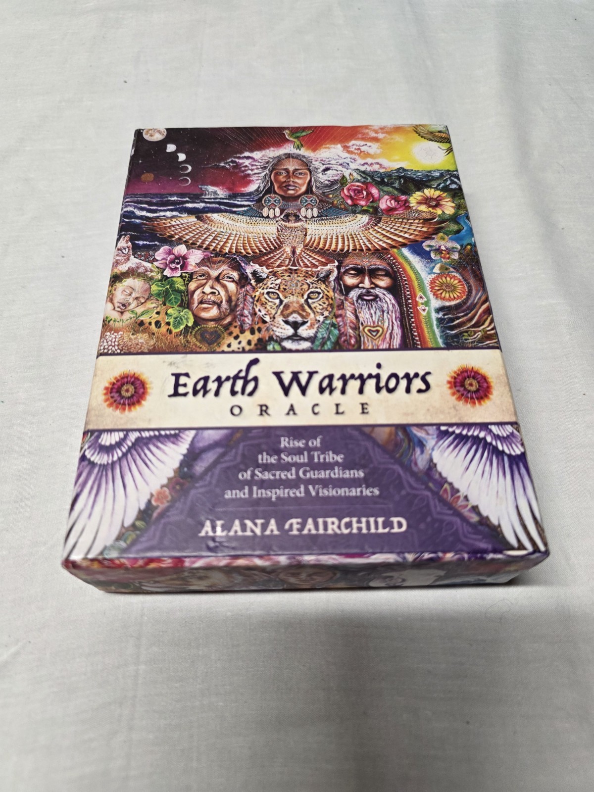 Alana Fairchild Earth Warriors Oracle Guide Book with Cards Missing 5 Cards