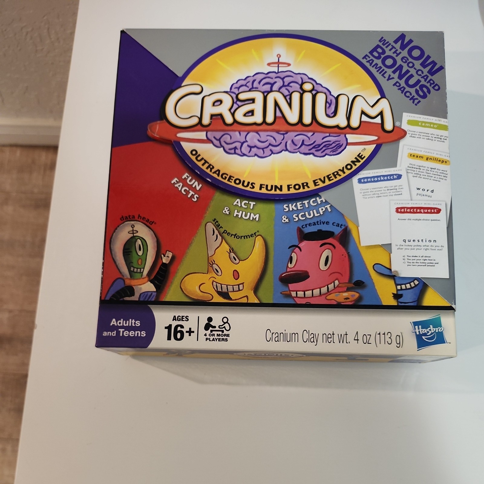 Cranium Original Family Board Game For Your Whole Brain SEALED NEW