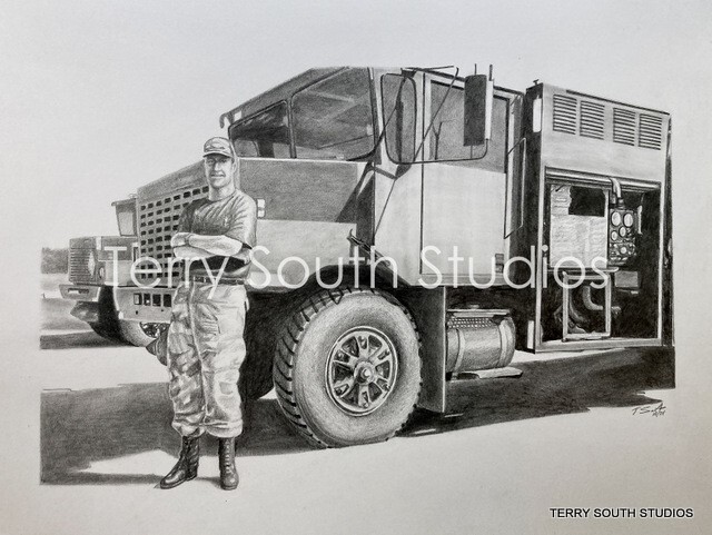 Custom Military Portraits Your Picture Brought To Life!