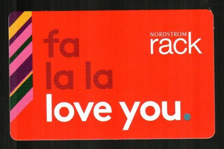 NORDSTROM RACK Fa La La Love You ( 2021 ) Gift Card ( $0 )