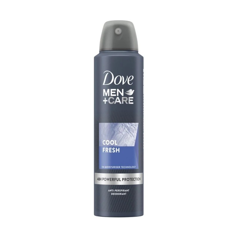 2x Dove Men Care Spray Cool Fresh 48h Powerful Protection 150ml Fresh