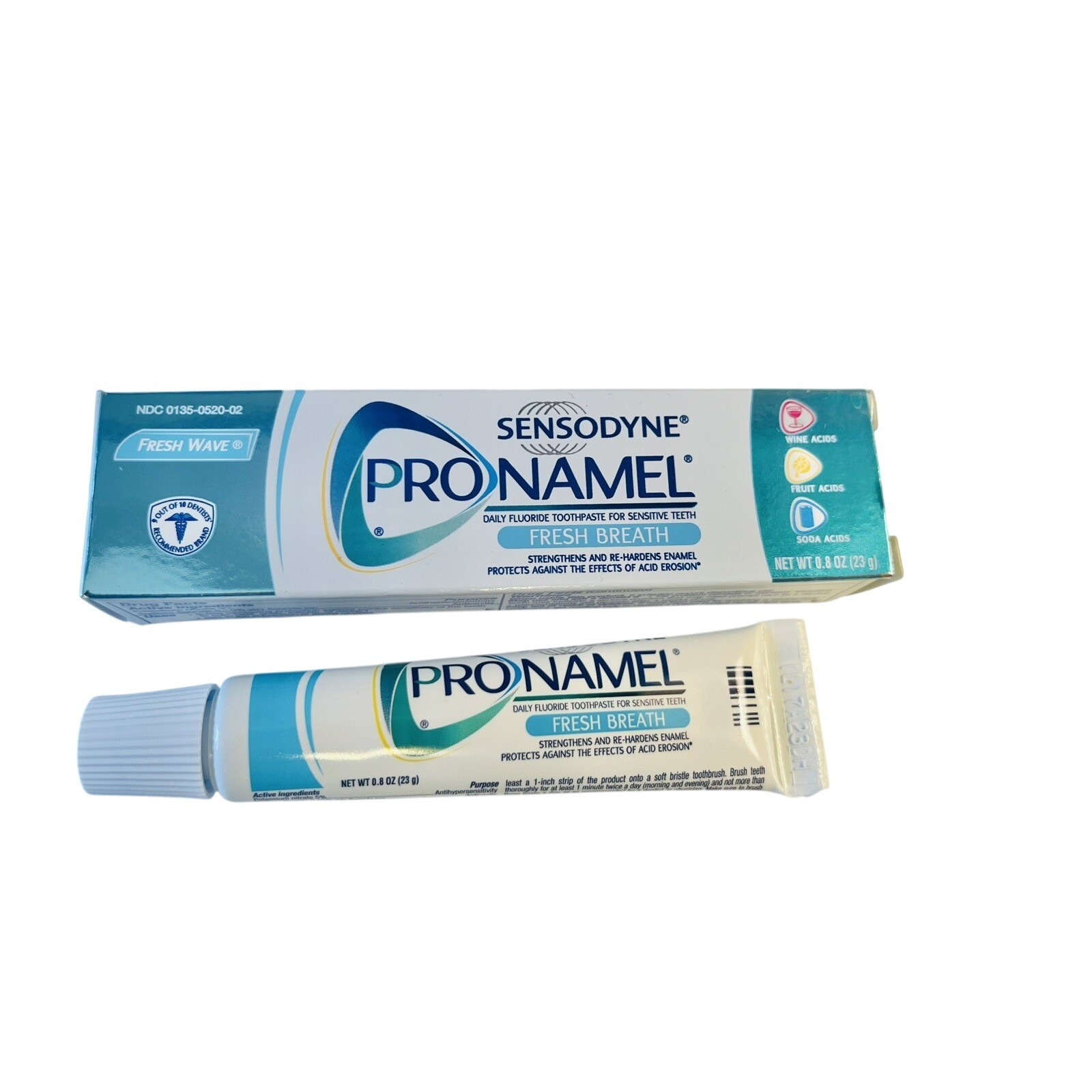 Sensodyne Pronamel Fresh Breath Daily Fluoride Toothpaste 0.8 oz