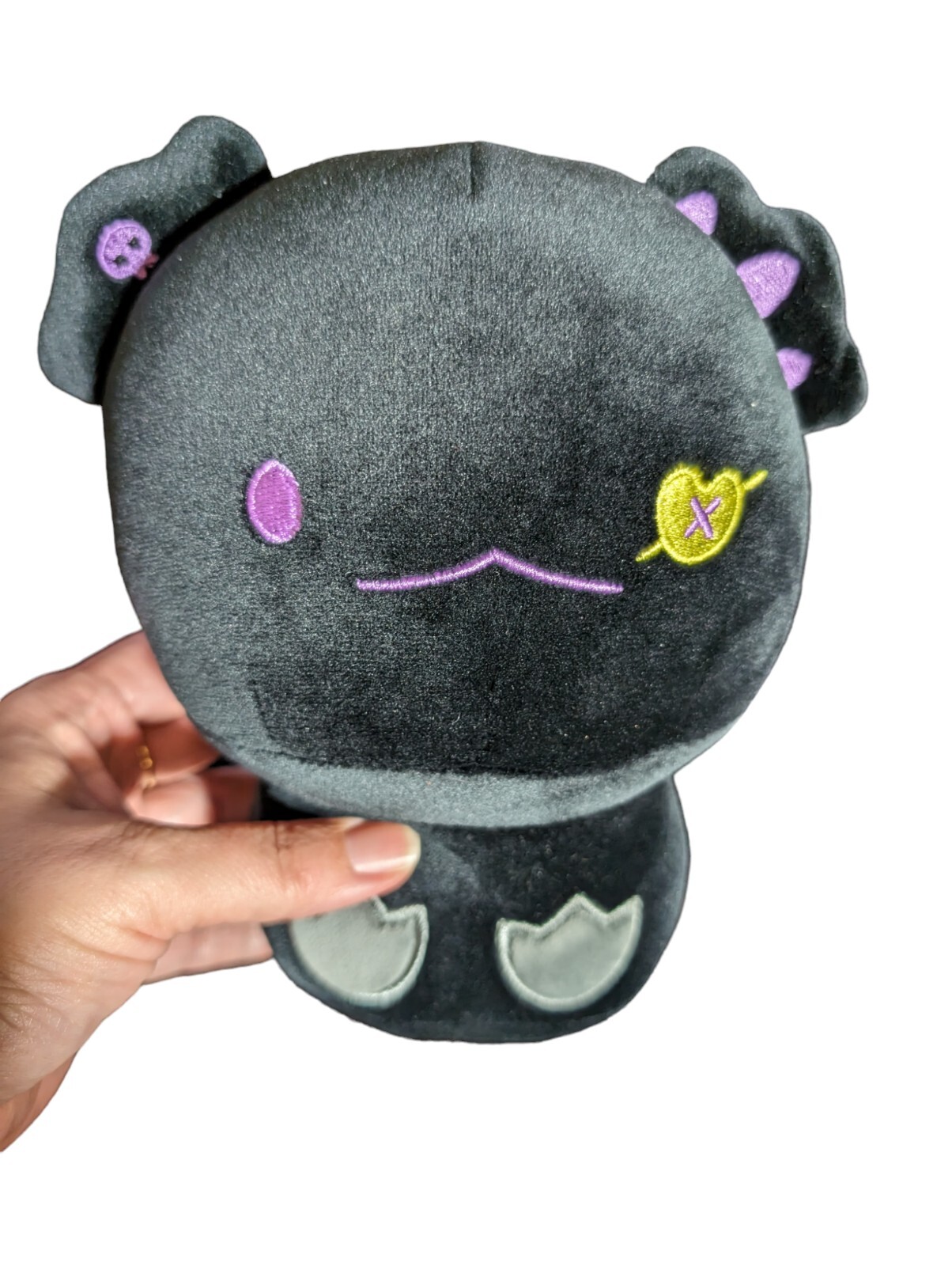 Mewaii Mushroom Plush, Cute Kawaii Black Zombie Axolotl - Kawaii