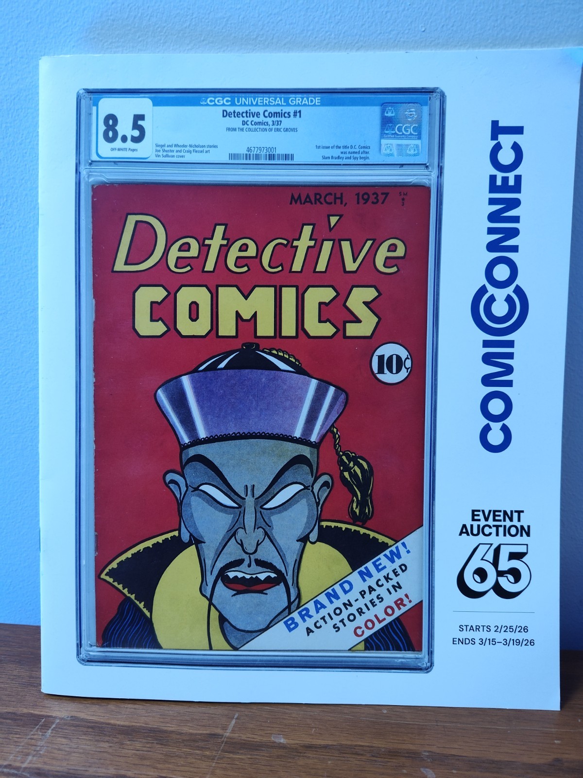 COMIC CONNECT Comic Art Auction Catalog Feb-March 2026 Event 65 Detective Comics