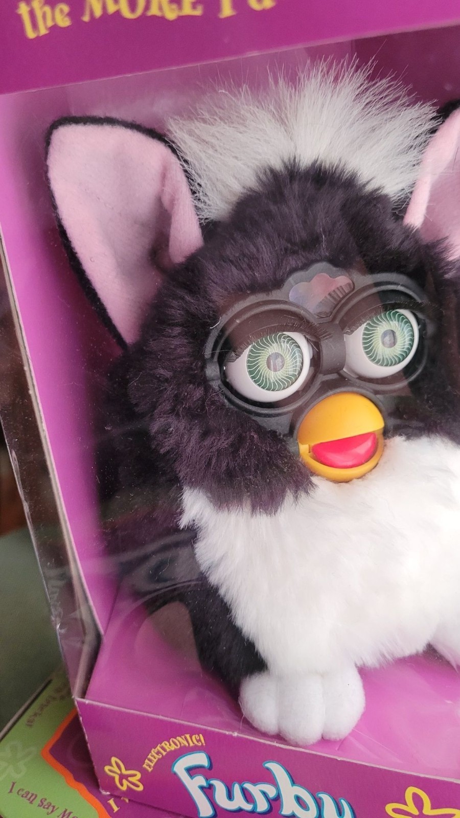 Furby Tuxedo Green Eyes New In Box
