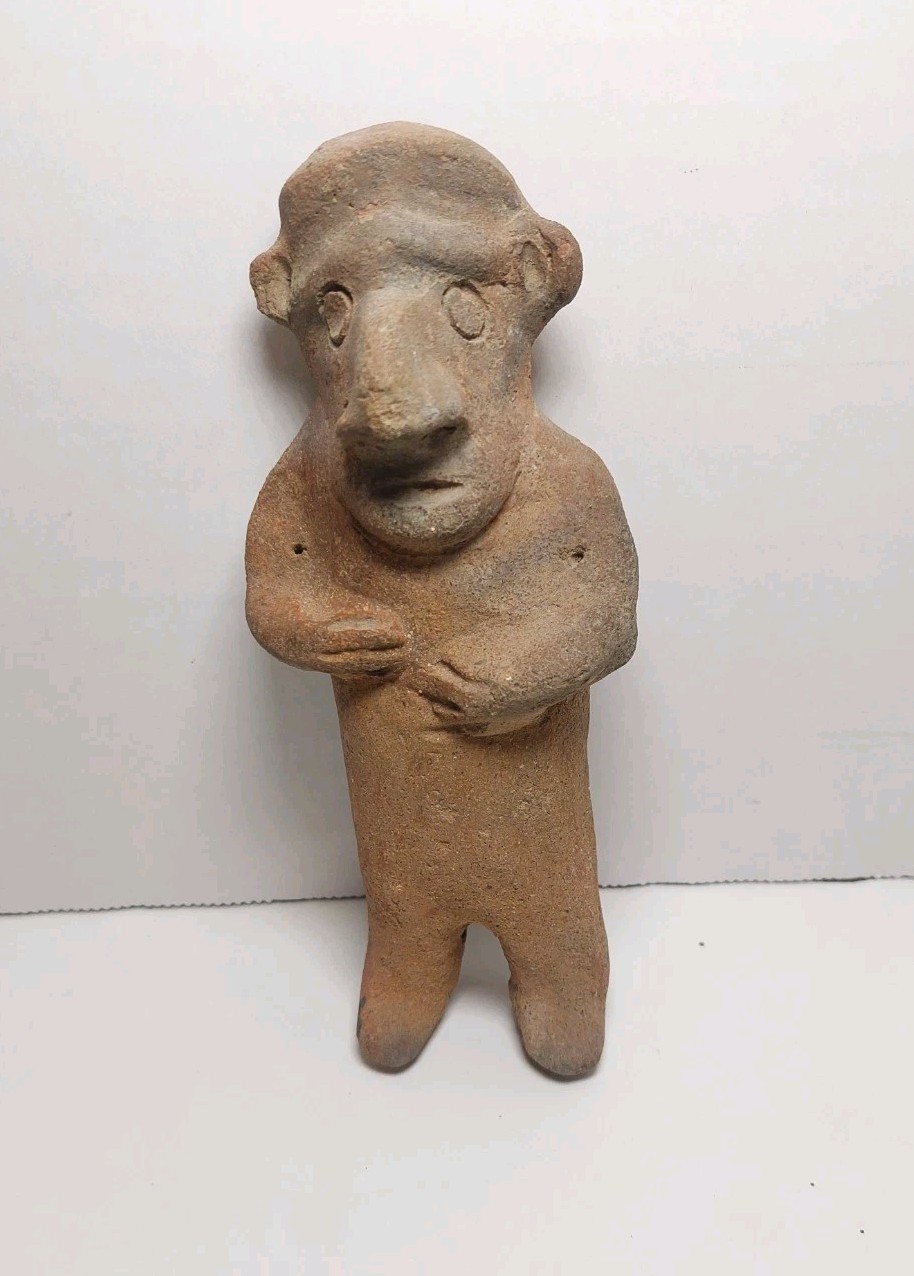 Pre-Columbian Terra Cotta Figure Nayarit Chinesco WEST MEXICO 