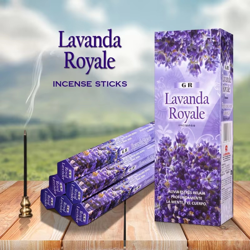 India Sandalwood Incense Sticks Meditation Lavender Sage Palo Santo Rose Jazmin