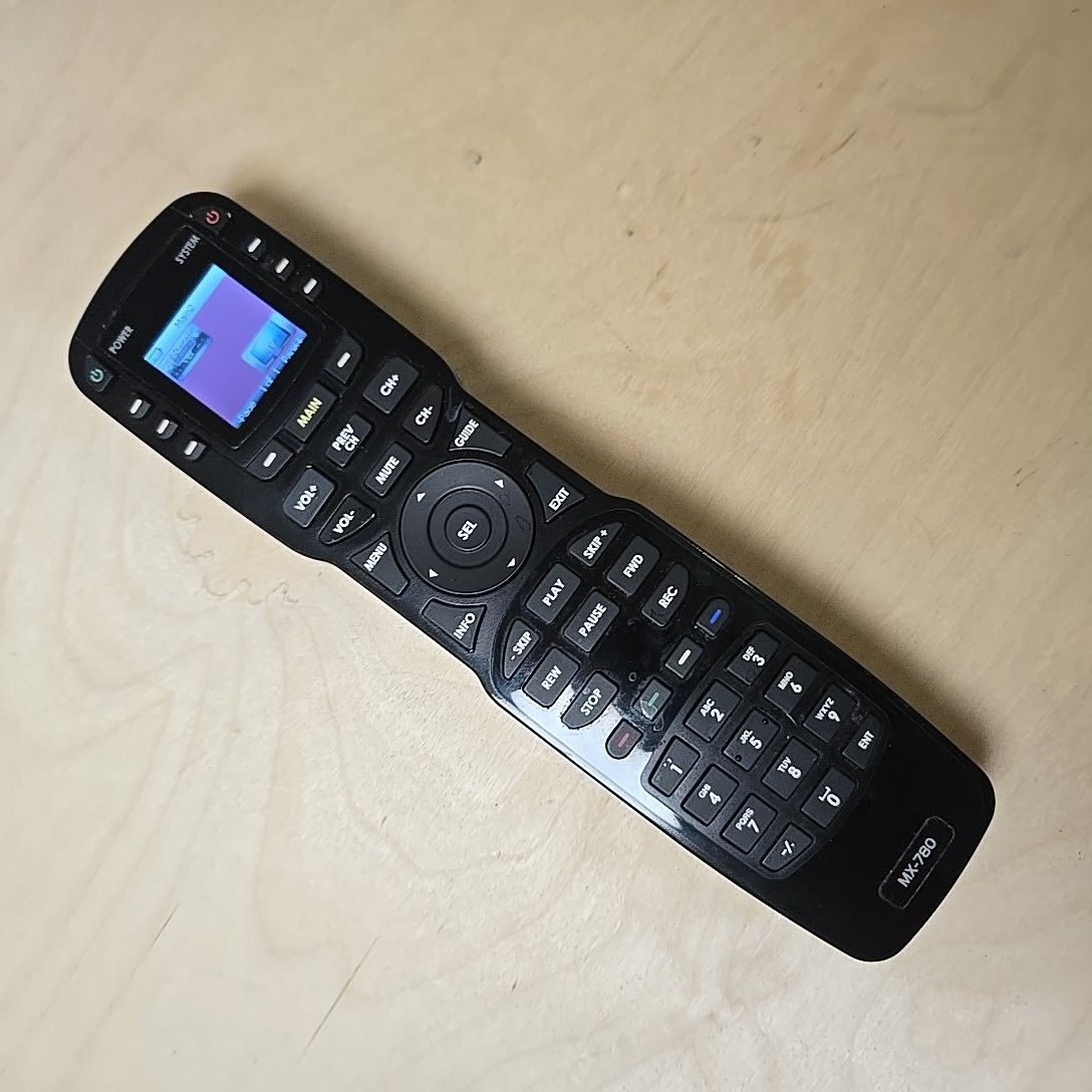 Universal Remote Control URC MX-780 Made Korea Color LCD Programmable IR RF Wand