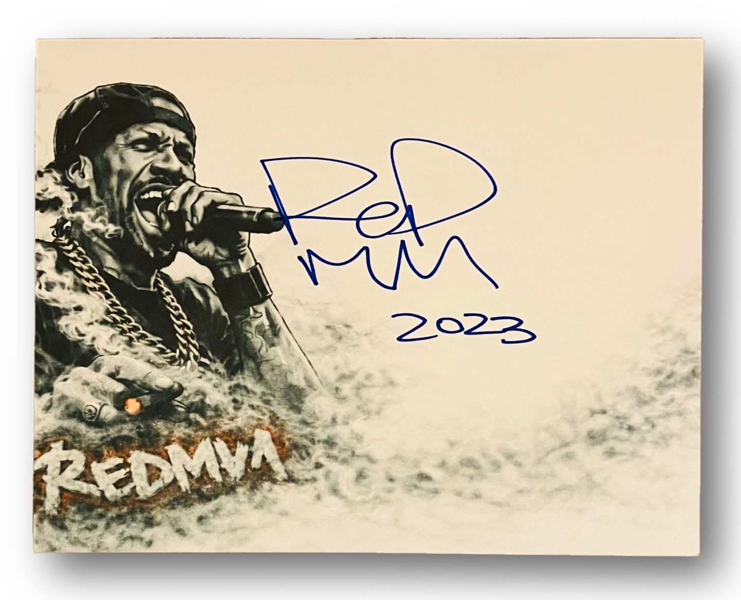 Redman Signed 1/1 Studio Art Print Hip Hop Noir Beckett COA Custom Illustration