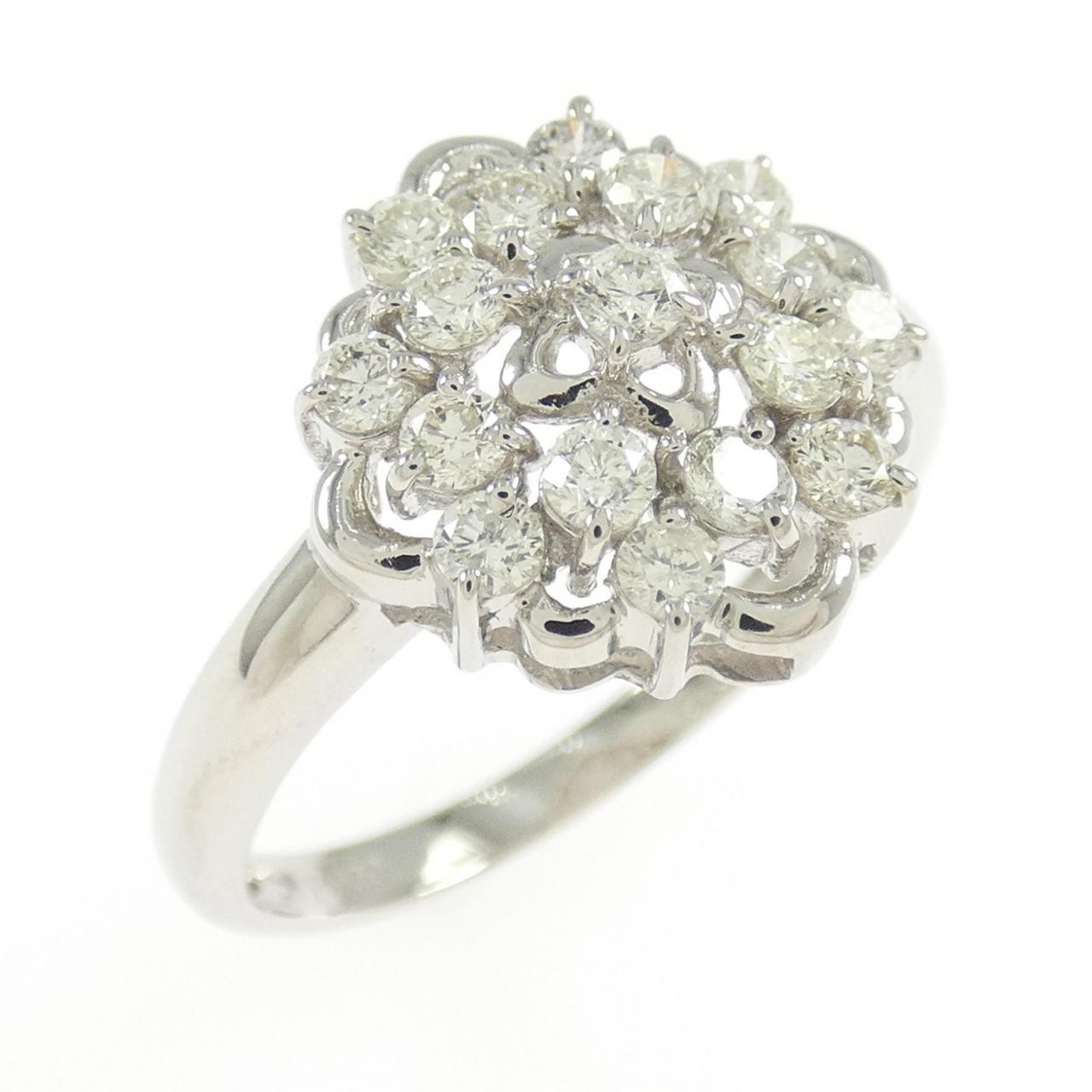 Authentic PT900 Diamond Ring 0.50CT #260-006-830-2061