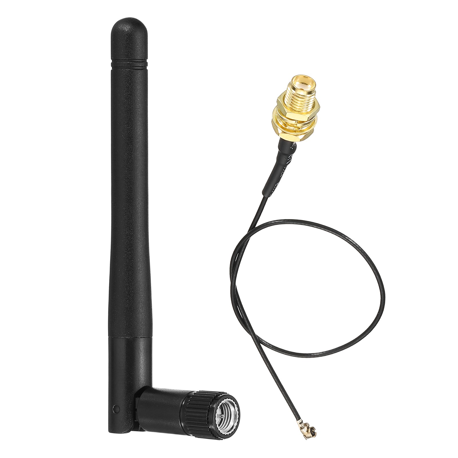 Network Antenna 2.4Ghz 3dBi 8" UFL to RP-SMA Female Pigtail Cable
