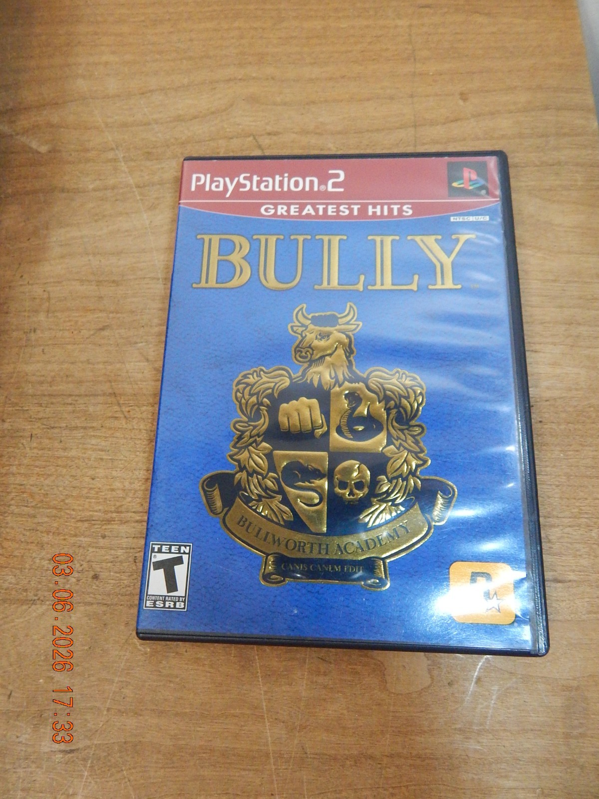 Bully Sony PlayStation 2 Rockstar PS2 CIB w/ Manual Tested