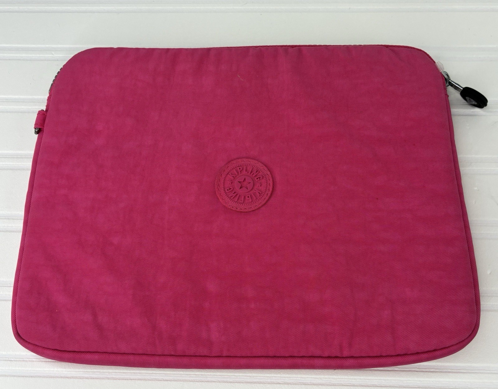 KIPLING PINK NYLON PADDED TABLET / E READER CASE SLEEVE BAG 8.5” X 10.5"