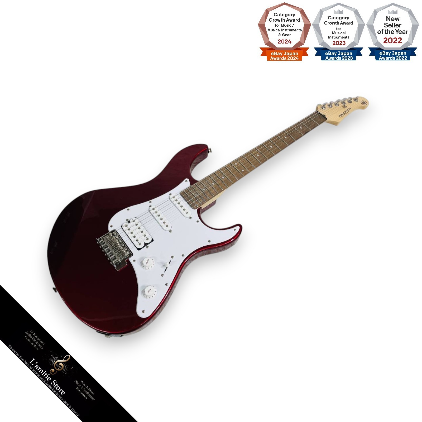 Yamaha PAC112J Electric Guitar Sunburst Solid Body No Case