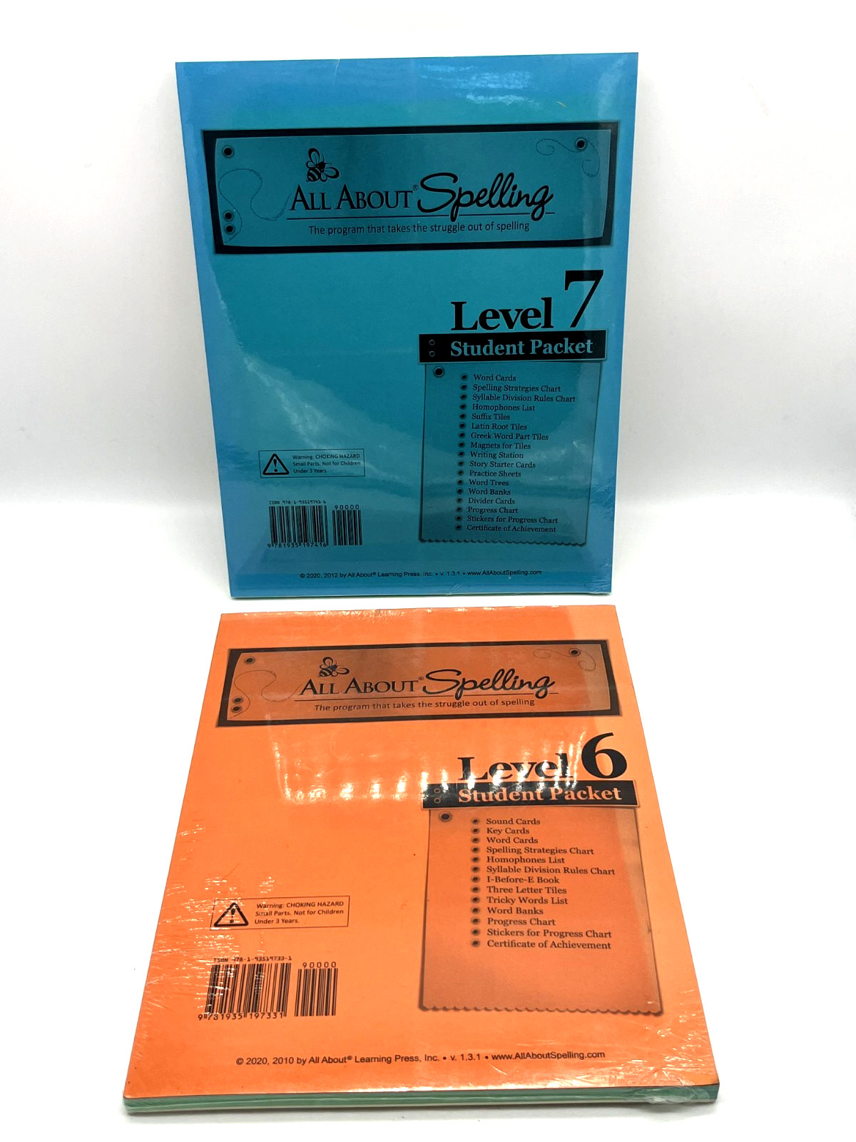 NEW & Sealed: All About Spelling Level 6 and Level 7 - Student Packets