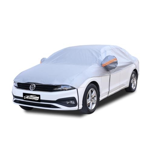 Half Car Cover Top, Windshield & Sunroof Cover for Ice and Snow with 1-Sedan L