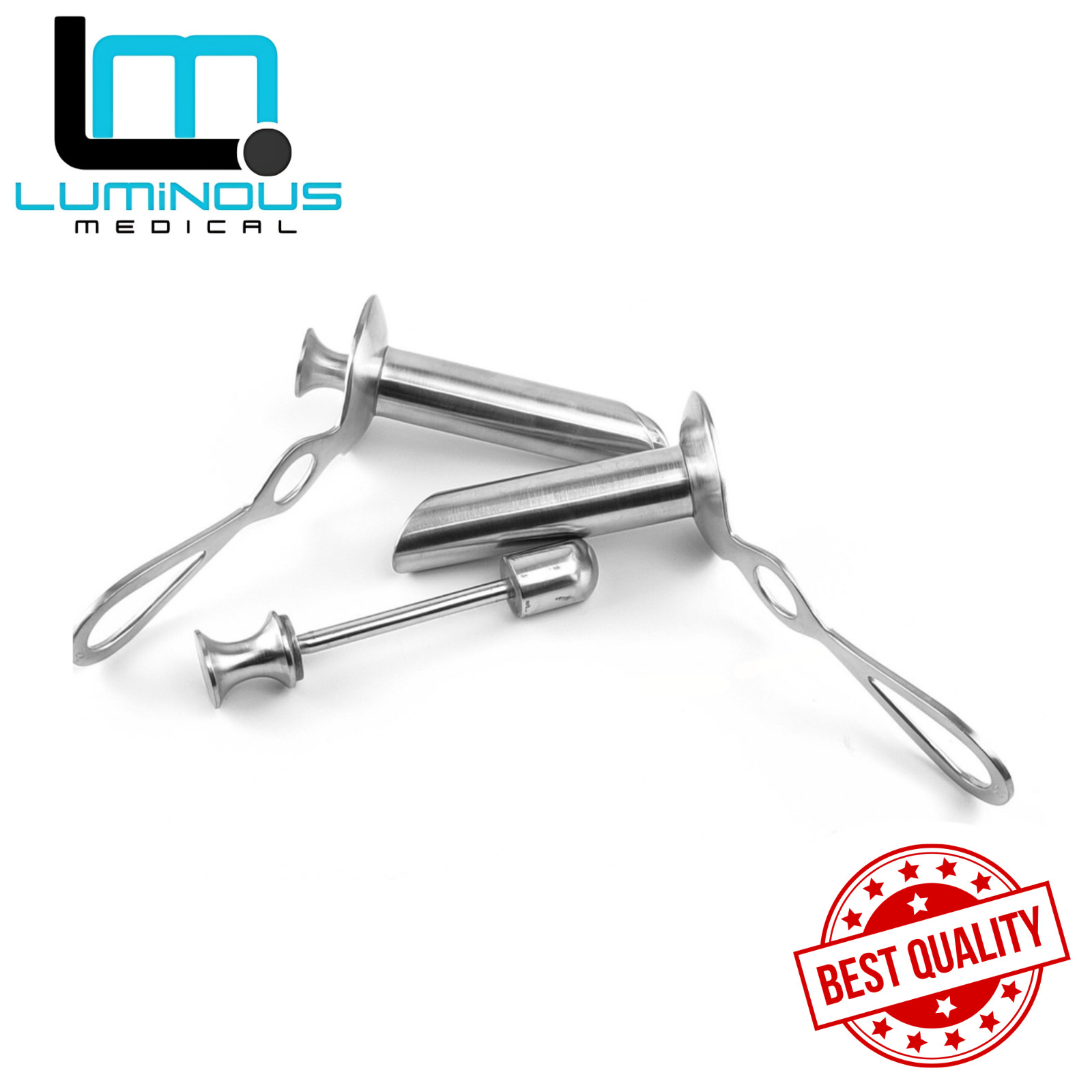 2 Hirschman Anoscope Large German Stainless Steel OBGYN Surgical Instrument