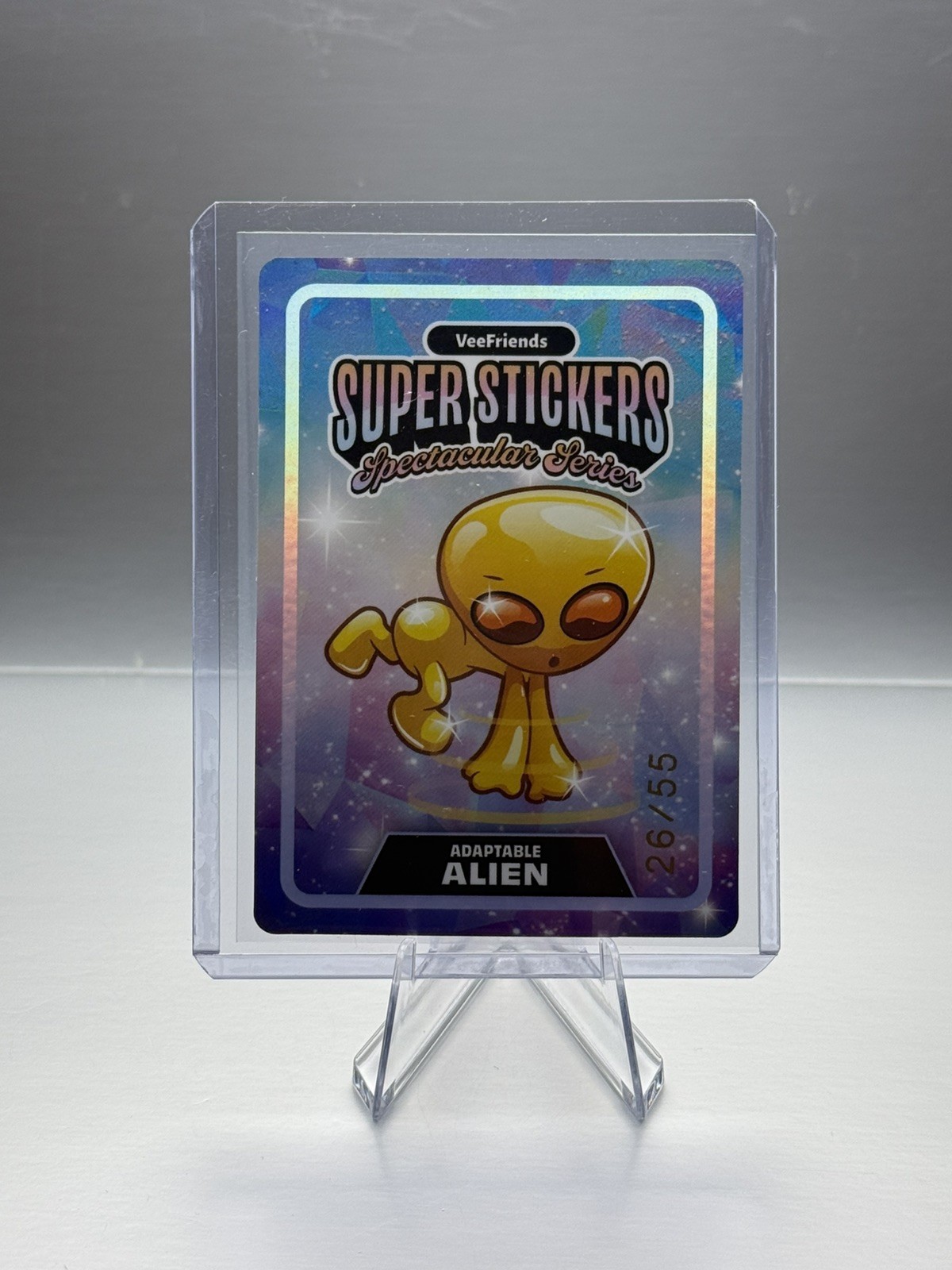 2026 Veefriends Spectacular Super Stickers Adaptable Alien Gold on Hologram /55