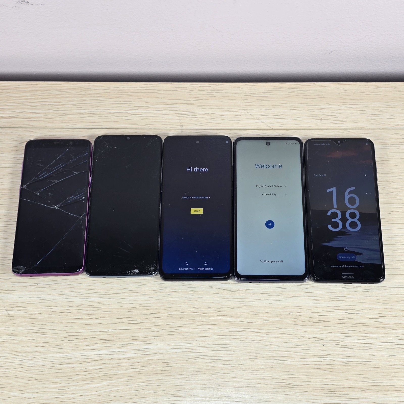 Junk Drawer Mixed Lot of Phones As-IS,Untested FOR Parts OR Repair 