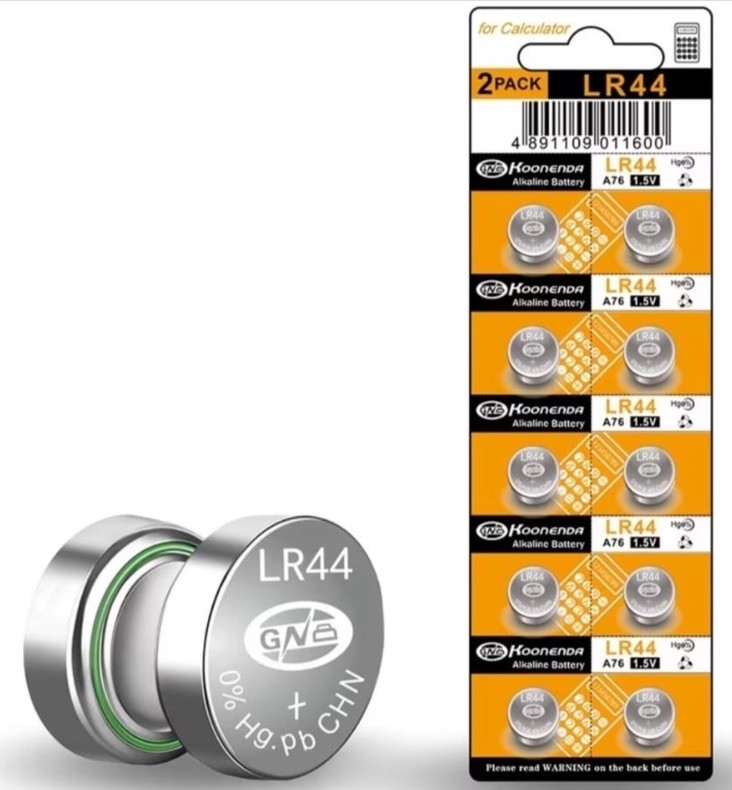 Koonenda AG13 LR44 1.5V 175mAh Button Coin Batteries 10 Pack for Watches Toys