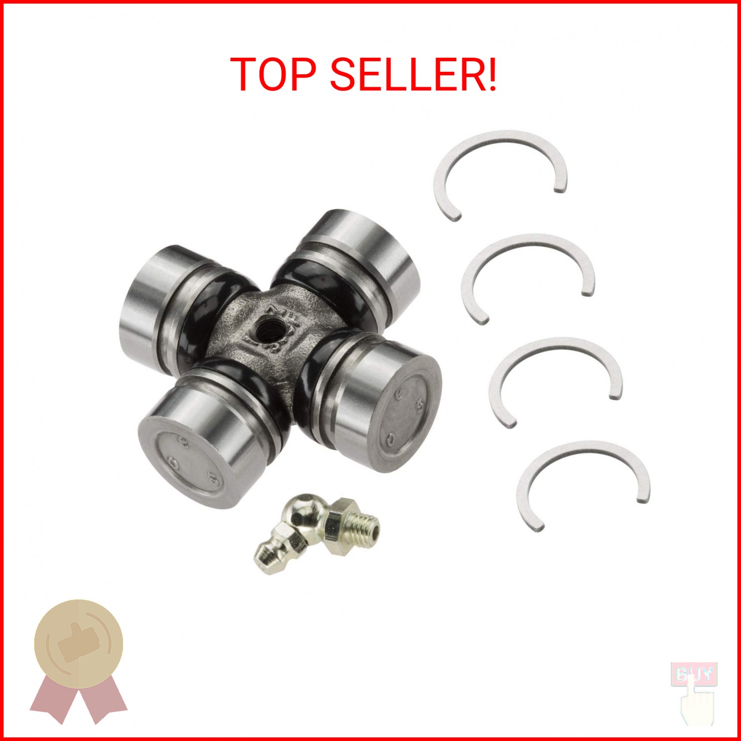 MOOG 338 Greaseable Premium Universal Joint