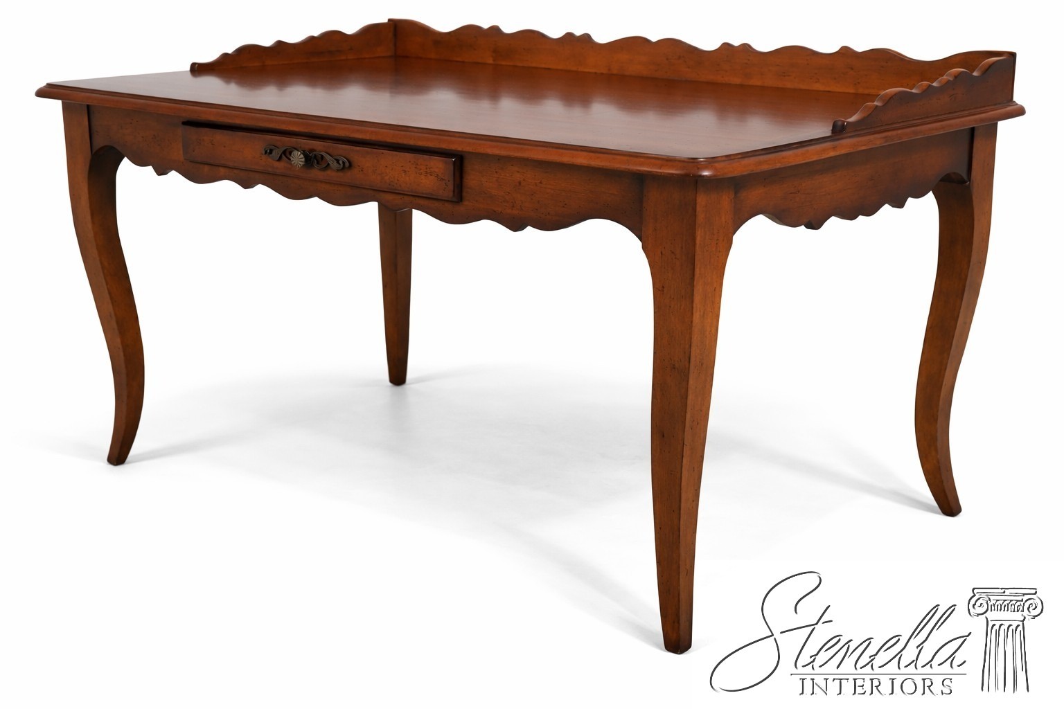 72031: CENTURY Country French Writing Desk w. Drawer