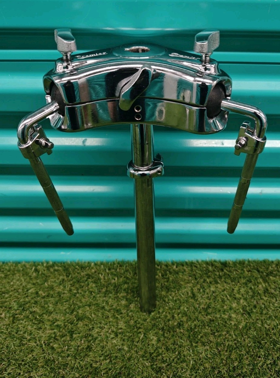 ⚡Premier Double Tom Drum Holder/Mount Chrome ⚡