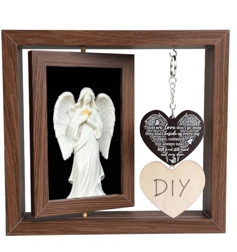 Memorial Picture Frame for Loss of Loved One, Bereavement Gifts Rotating 