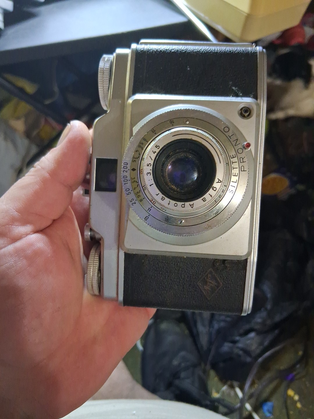 Agfa Silette Pronto 35mm Film Camera Color-Agnar 1:2.8/45 Lens -  