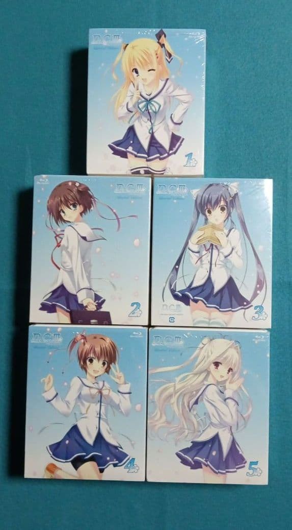 D.C.III First Limited Blu-ray 6-Volume Set with Poster Used Box Damages