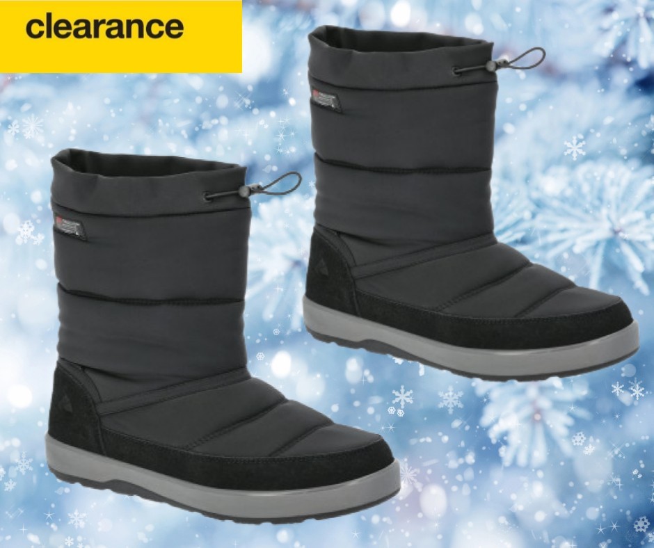 Ozark Trail Men's SIZE 11 Puffer Snow Boots 3M THINSULATE WATERPROOF color BLACK