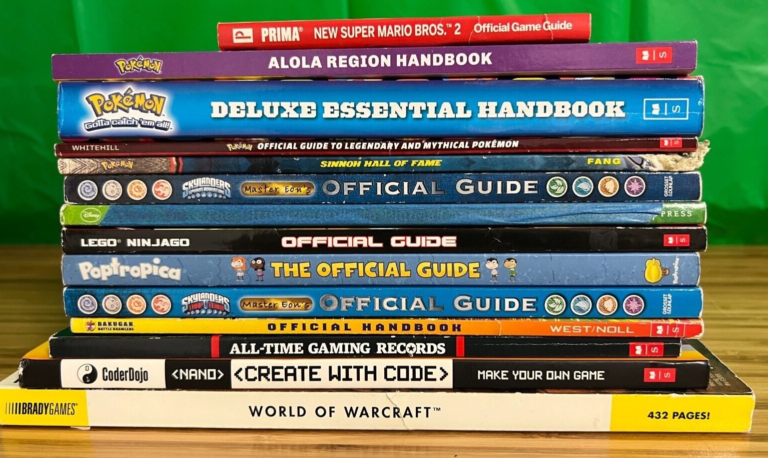 Game Strategy Guides and Handbooks  - Pokemon/Skylanders/Warcraft/ plus 8