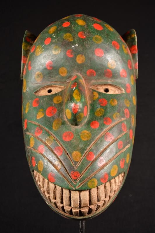 An Authentic African Benin Leopard Mask Nigeria Africa  Afrika Afrique 1504