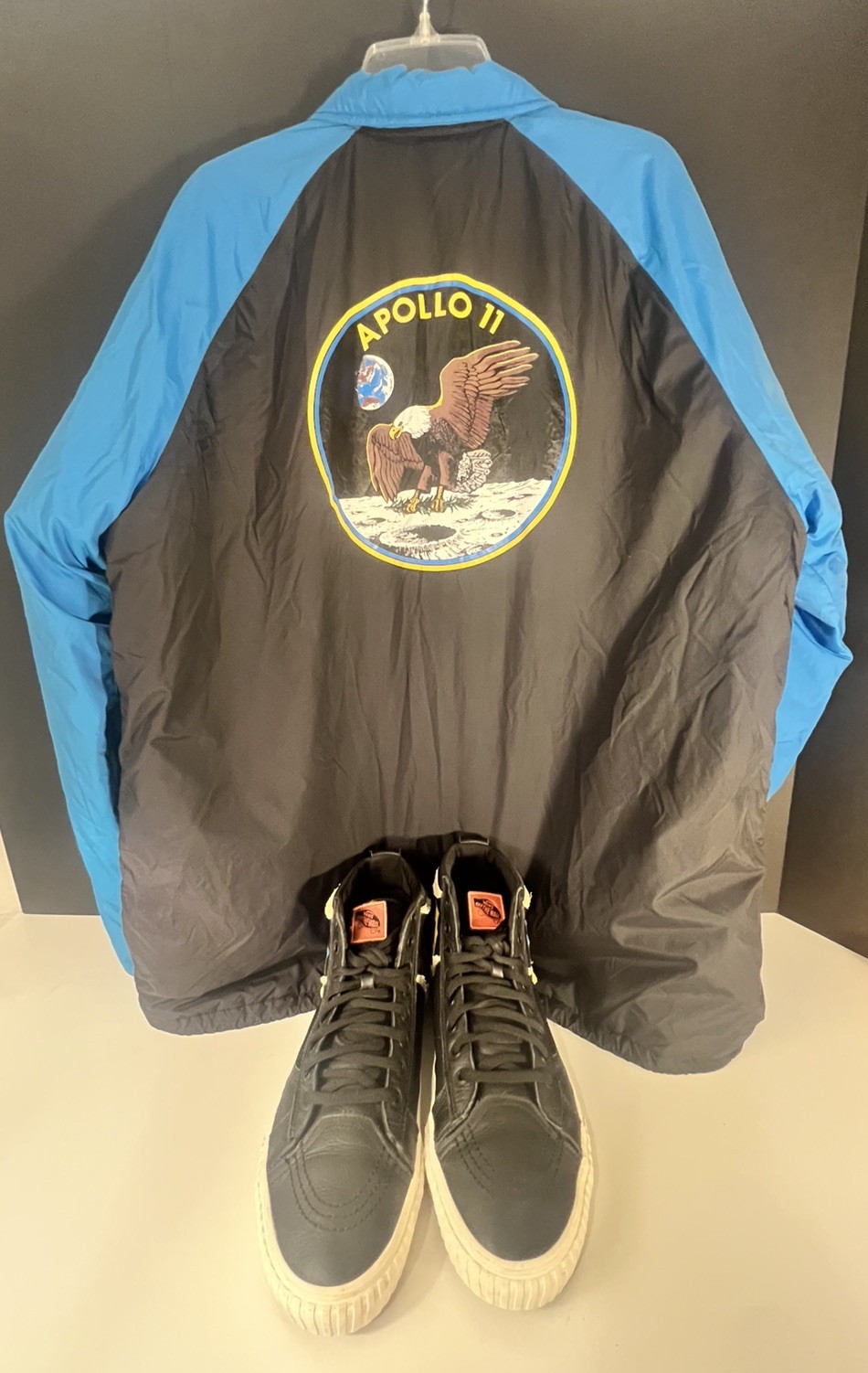 VANS x NASA Sk8-Hi MTE shoes men's 12 AND Space Voyager jacket XXL preowned 