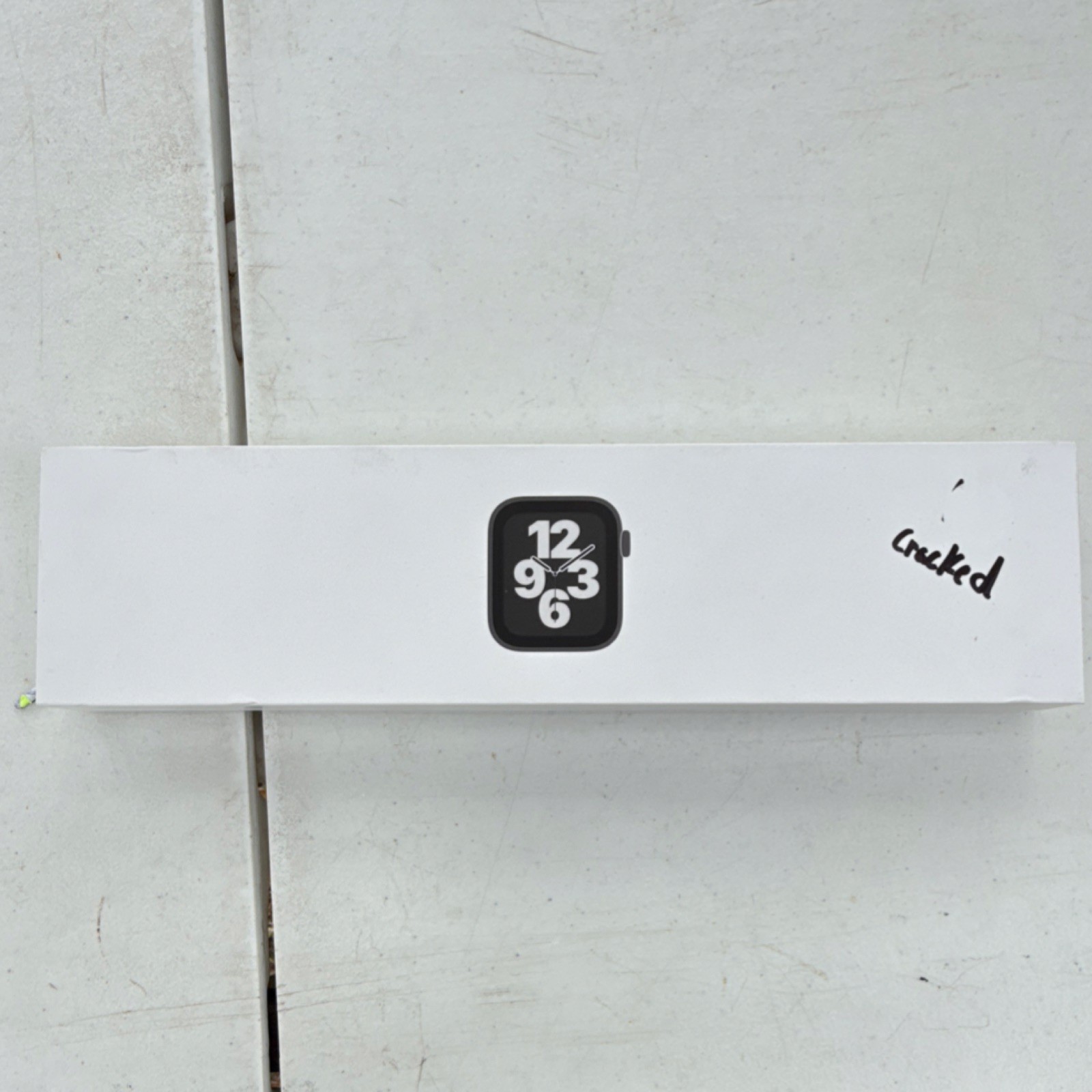 Apple 44mm Smart Watch Black Aluminum Silicone Band Touchscreen Fitness Tracker