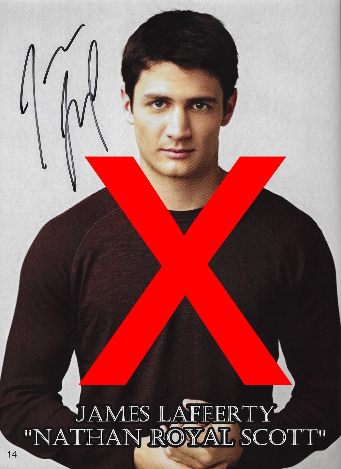 One Tree Hill James Lafferty Autographed - 8x10 Photo RP