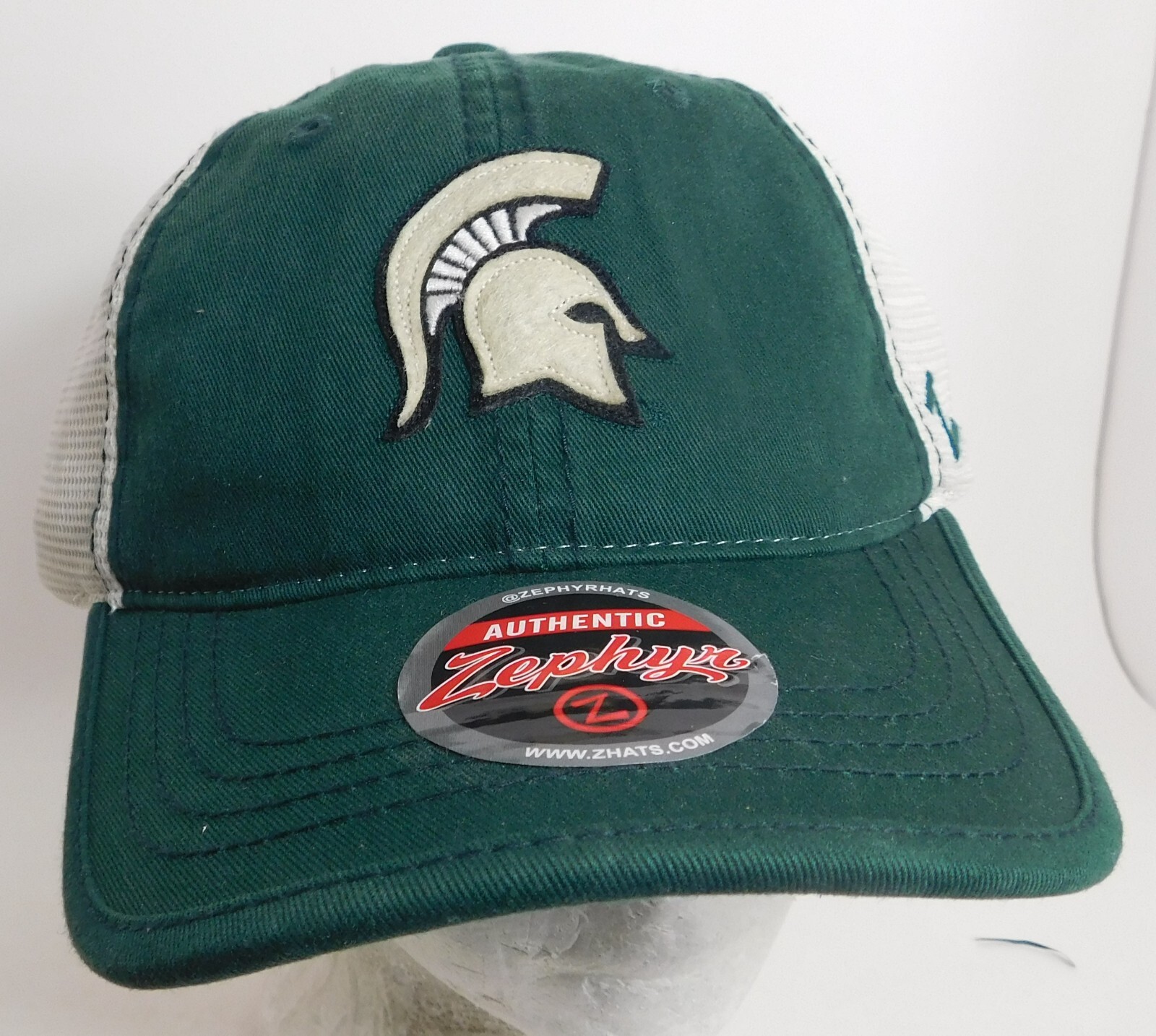 Michigan State Spartans Hat Snapback Trucker NCAA Embroidery Zephyr Cap 