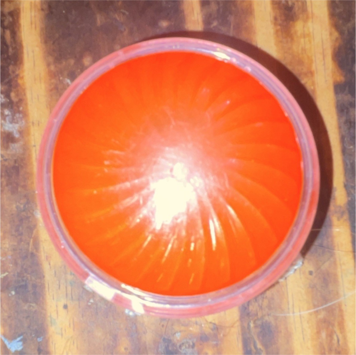 Red Glass Insulator Collectible