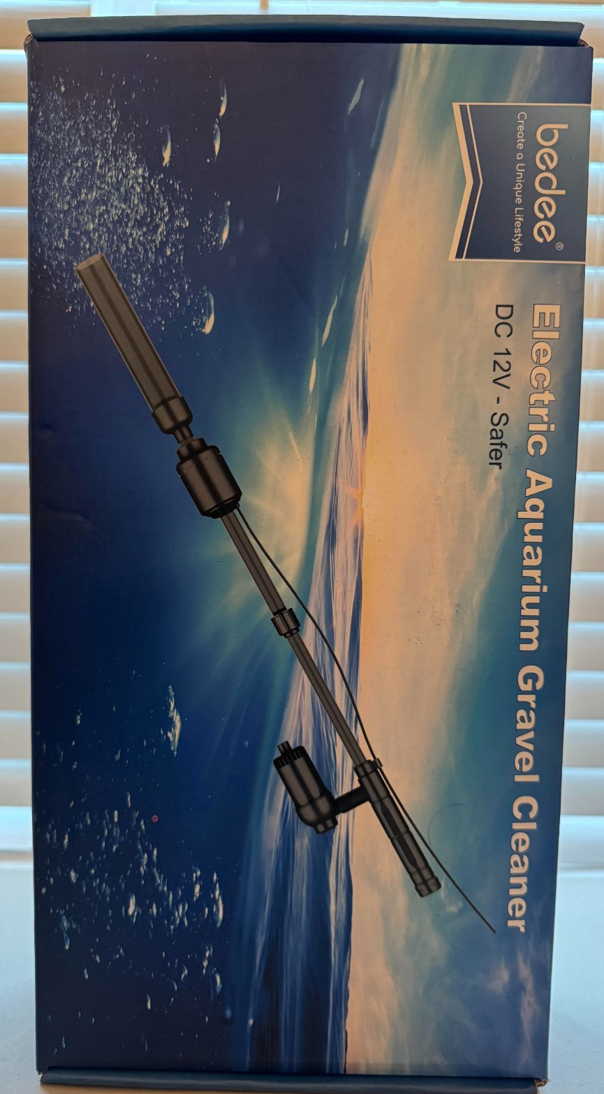 Bedee Electric Aquarium Gravel Cleaner DC 12V - NEW / OPEN BOX