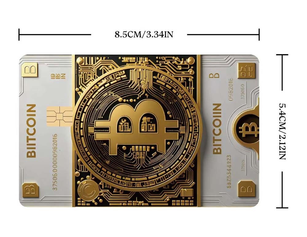 Stylish Unique Creative Eye-Catching Matte Reusable 5PCS Credit Card Sticker Set