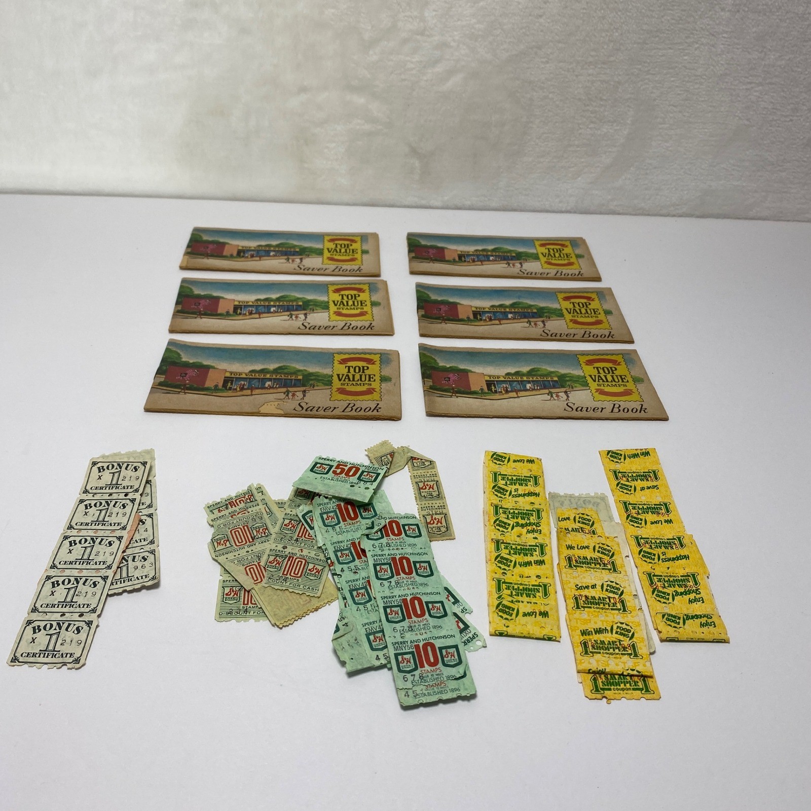 Vintage Top Value Stamps Saver Book Collection Retro Collectible Paper