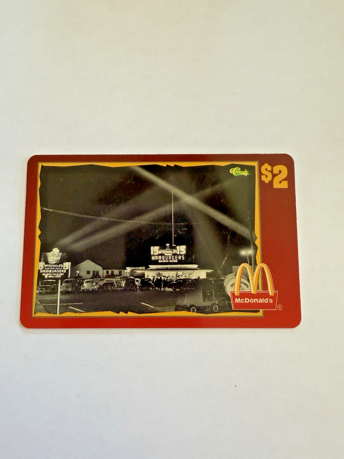 1996 Classic/Sprint McDonald's $2 Phone Card #28 of 50 Unscratched