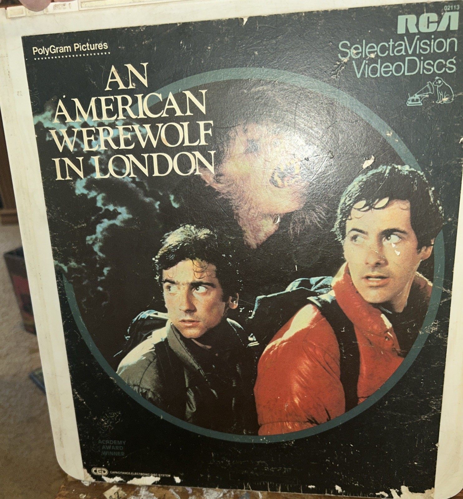 Vintage American Werewolf In London CED Video Disc 1982