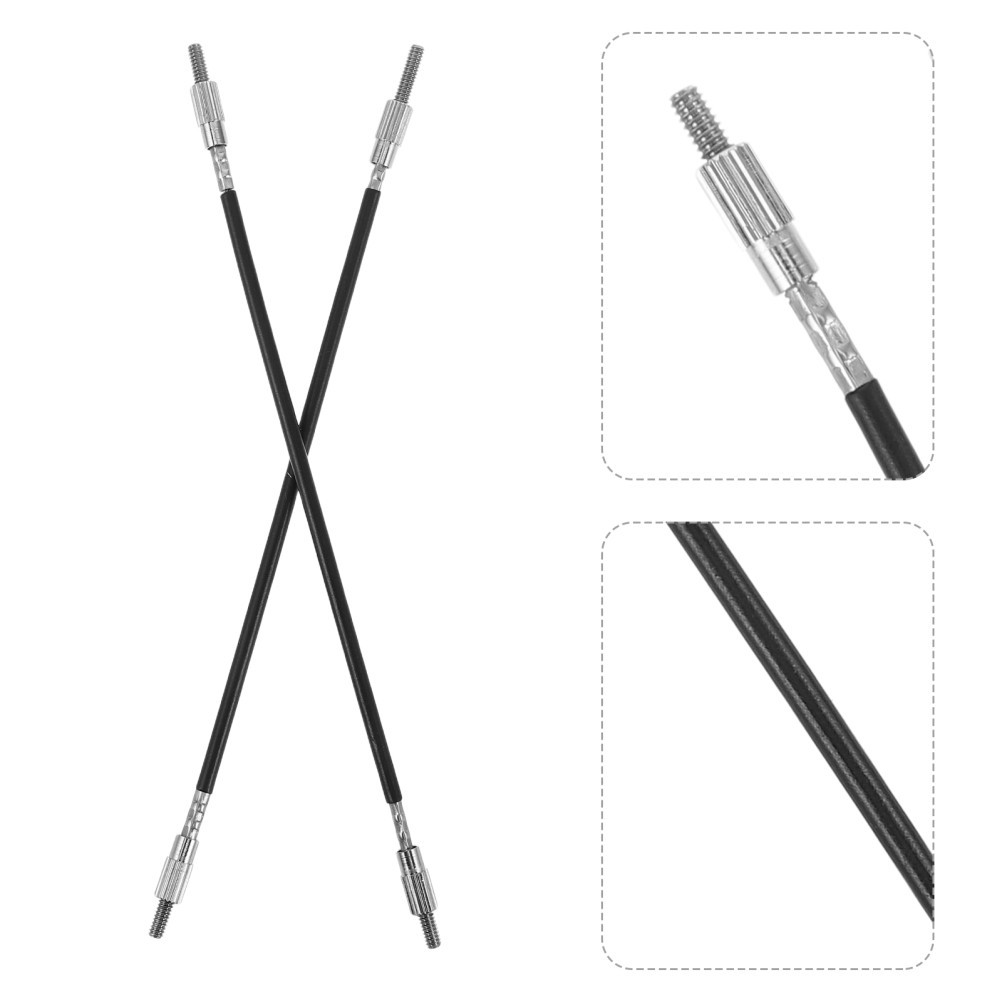  2 Pcs Violin Tail Cords Rope Instrument Supply Replacement Tailgut Tailcord