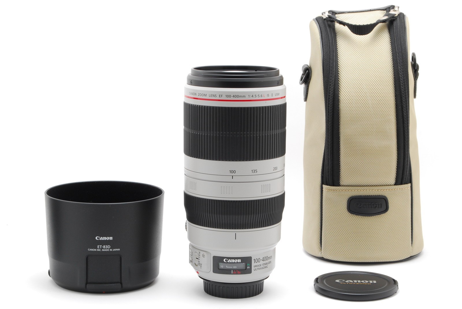 [Top Mint w/Case,Hood] Canon EF 100-400mm f/4.5-5.6 L IS II USM Zoom Lens Japan