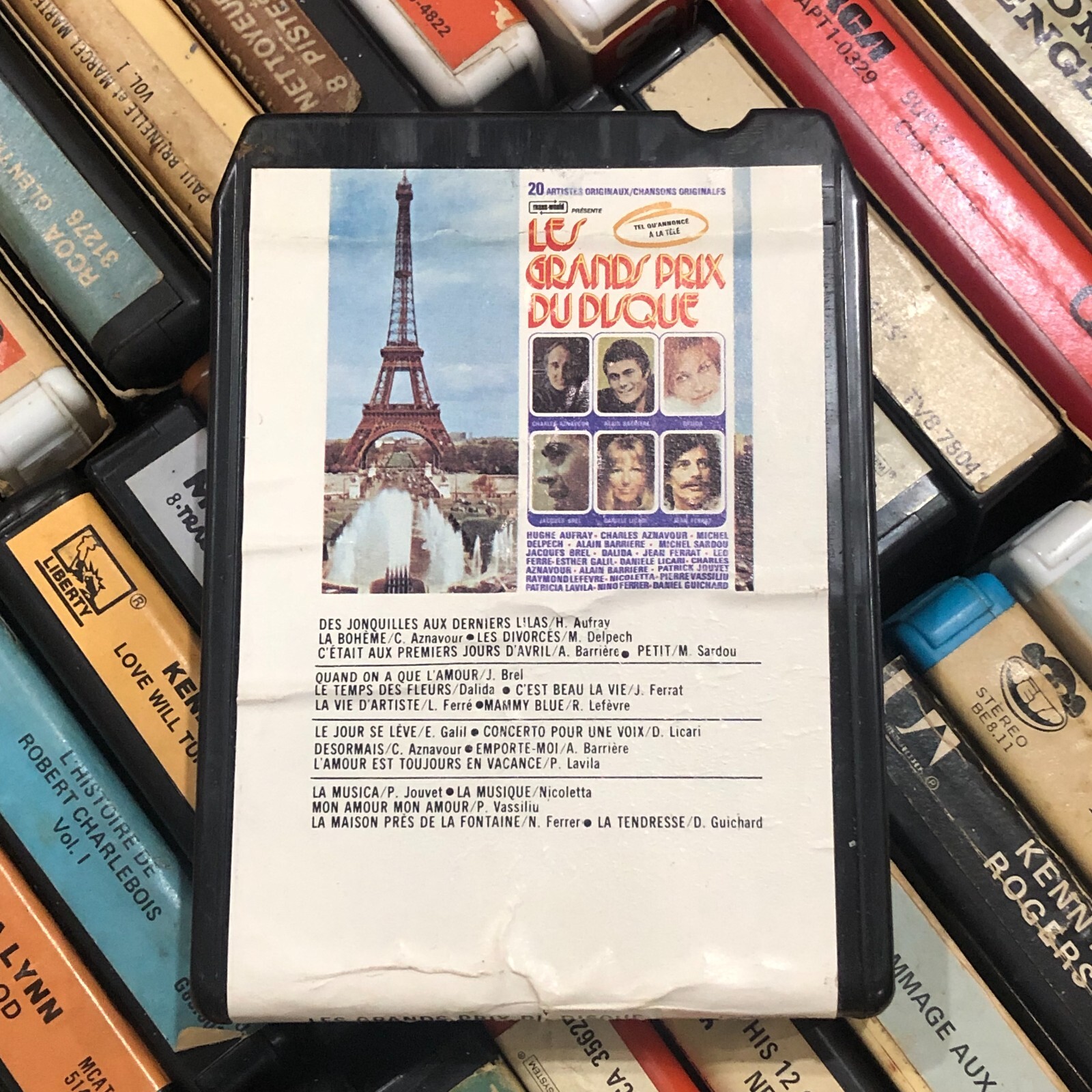 Les Plus grands Prix du disques , 8 Track Tape French